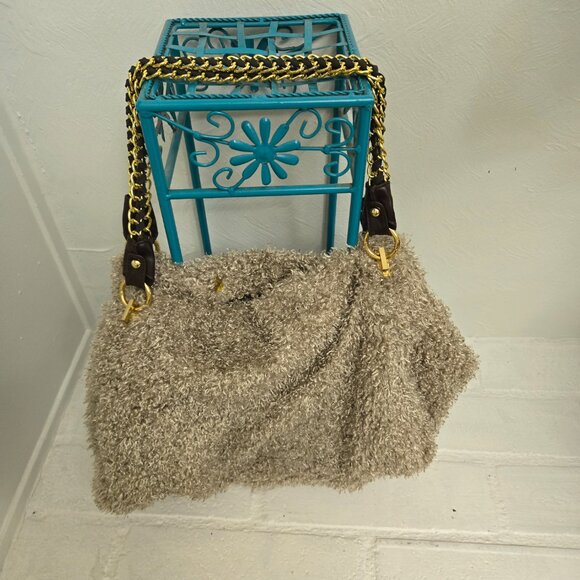 Curly Lamb Fake Fur Handbag - Picture 4 of 4